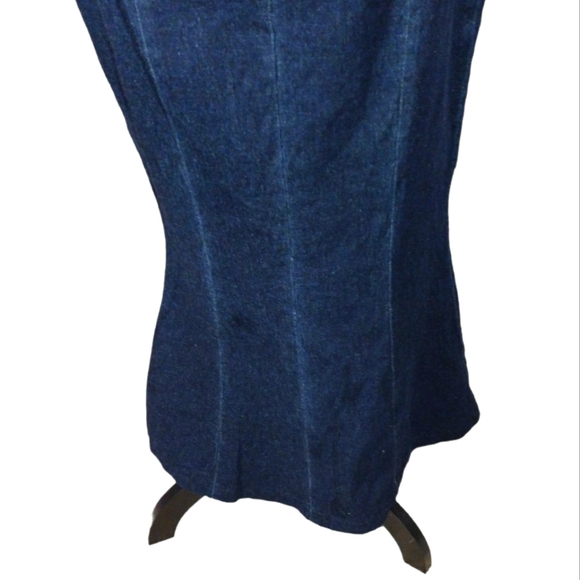 Studio F Denim Maxi Dress - Picture 5 of 9